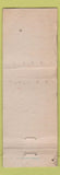 Matchbook Cover - Lloyd's Service Crook Colorado pinup WORN
