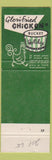 Matchbook Cover - Holiday Restaurants Denver Colorado Colfax Fried Chicken