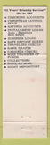 Matchbook Cover - Commercial Savings BANk Sterling Colorado WORN