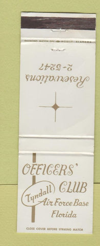 Matchbook Cover - Officers' Club Tyndall Air Force Base FL WEAR