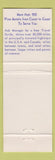 Matchbook Cover - Meadow Acres Motel Topeka KS