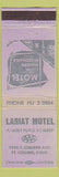 Matchbook Cover - Lariat Motel Fort Collins Colorado WEAR