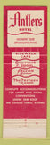 Matchbook Cover - Antlers Hotel Colorado Springs