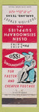 Matchbook Cover - Olsen Seismograph Supply Garland TX