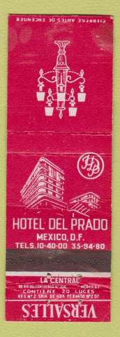 Matchbook Cover - Hotel Del Pardo Mexico WORN