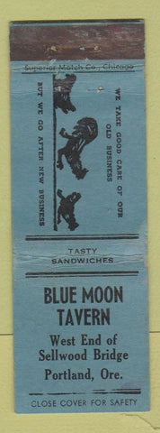 Matchbook Cover - Blue Moon Tavern Portland OR