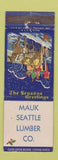 Matchbook Cover - Mauk Seattle Lumber WA?