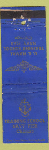 Matchbook Cover - Training School Navy Pier Chicago IL WEAR