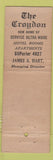 Matchbook Cover - Croydon Hotel Chicago IL UNIVERSAL LONG WEAR
