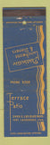 Matchbook Cover - Terrace Patio Fort Lauderdale FL