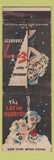 Matchbook Cover - Latin Quarter Cabaret girlie NYC? WEAR