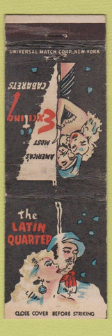 Matchbook Cover - Latin Quarter Cabaret girlie NYC? WEAR