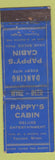 Matchbook Cover - Pappy's Cabin Tacoma WA WEAR