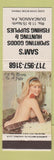 Matchbook Cover - Sam's Sporting Goods Duncannon PA pinup