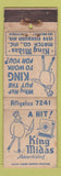 Matchbook Cover - King Midas Matchbooks Los Angeles CA WORN