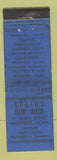 Matchbook Cover - Speirs Auto Wash Hartford CT MERCHANTS