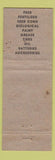 Matchbook Cover - Otoe County Non Stock COOP Syracuse NE low phone WORN