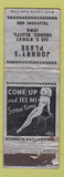 Matchbook Cover - Johnny's Place Council Bluffs IA girlie POOR