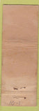 Matchbook Cover - Johnny's Place Council Bluffs IA girlie POOR