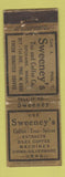 Matchbook Cover - Sweeney's Coffee Teas Spokane WA WORN