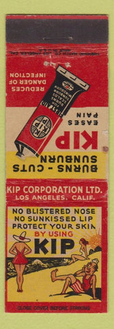 Matchbook Cover - KIP Sunscreen Los Angeles CA girlie