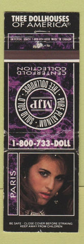 Matchbook Cover - Dollhosue Strip Clubs Paris girlie WEAR