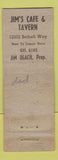 Matchbook Cover - Jim's Cafe Tavern Bothell WA WORN