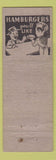Matchbook Cover - The Grill Salem OR hamburgers