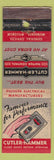 Matchbook Cover - Cutler Hammer Garage Doors? Motor Control Milwaukee WI
