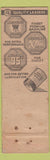 Matchbook Cover - Macmillan oil gas CROWN WORN