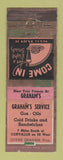 Matchbook Cover - Graham's oil gas Corvallis OR WEAR