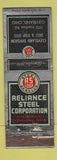 Matchbook Cover - Steel Services Reliance Corp Cleveland OH WEAR