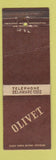 Matchbook Cover - Olivet Memorial Park Colma CA