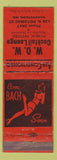 Matchbook Cover - WOW Cocktail Lounge Hagerstown MD girlie low phone #