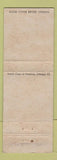 Matchbook Cover - Pleasant River Masons Lodge #168 Brownville ME