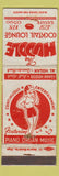 Matchbook Cover - The Huddle Chicago IL girlie football