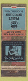 Matchbook Cover - Pagel's Phillips 66 oil gas ST Charles MN WORN