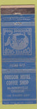 Matchbook Cover - Oregon Hotel Coffee Shop McMinnville OR ADVANCE low phone WEAR