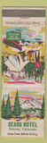 Matchbook Cover - Sears Hotel Denver Colorado