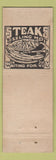 Matchbook Cover - Bay Tex Hotel Bay City TX low phone WEAR