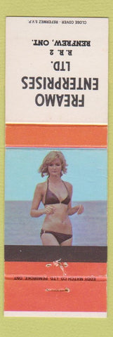 Matchbook Cover - Freamo Enterprises Renfrew ON pinup