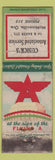 Matchbook Cover - Cusick's Flying A oil gas McMinnville OR low phone POOR