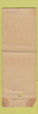 Matchbook Cover - Uptown Shoes Men's girlie #2431 POOR STRIKER
