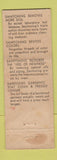 Matchbook Cover - Aladdin Cleaners Portland OR WEAR