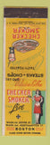 Matchbook Cover - Checker Smoker Boston MA girlie