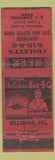 Matchbook Cover - Coslett's BBQ Hillsboro OR girlie WORN