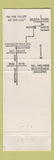 Matchbook Cover - Reata Pass Staek House Humboldt AZ Scottsdale