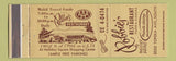 Matchbook Cover - Robbie's Restaurant Topeka KS