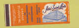 Matchbook Cover - Hotel Saint Louis Quebec City QC
