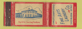 Matchbook Cover - Fine Arts Laundry Detroit MI POOR